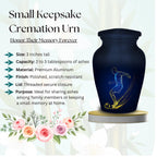 soccer player cremation urn for human ashes, handmade aluminum memorial urn – photo 6
