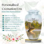 alligator cremation urn for human ashes, handmade aluminum memorial urn – photo 2