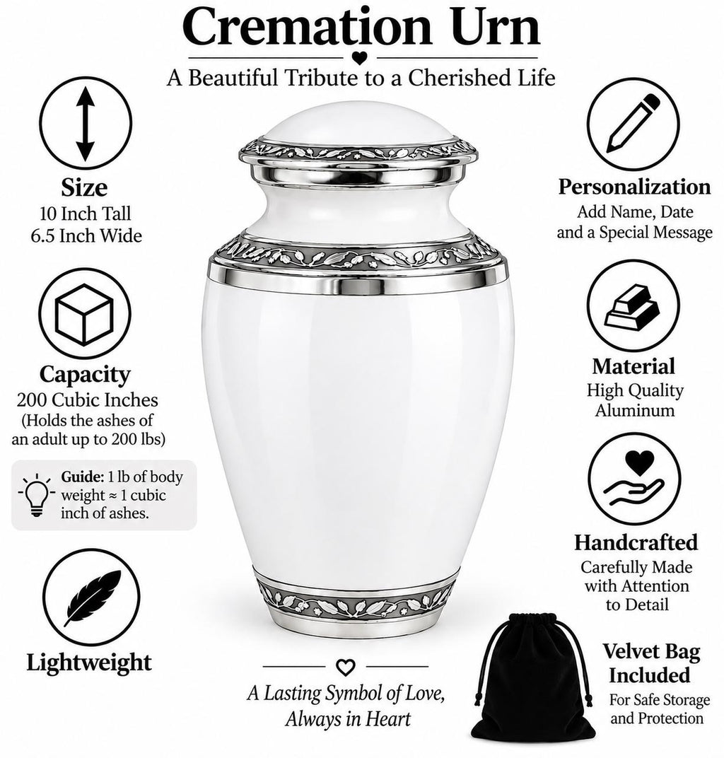football stadium sunset cremation urn for human ashes, handmade aluminum memorial urn – photo 2