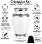 football stadium sunset cremation urn for human ashes, handmade aluminum memorial urn – photo 2
